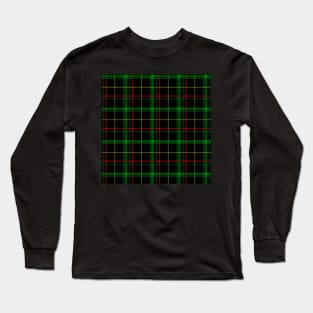 Red and Green Tartan Long Sleeve T-Shirt